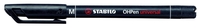 STABILO Folienstifte STABILO OHPen M Wf sz 10S 1.0 mm Schwarz