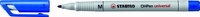 STABILO Folienstifte STABILO OHPen M Wl bl 10S 1.0 mm Blau