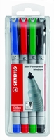 STABILO Folienstifte STABILO OHPen M Wl Fabs. Etui 1.0 mm Mehrfarbig