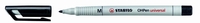 STABILO Folienstifte STABILO OHPen M Wl sw 10S 1.0 mm Schwarz