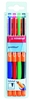 STABILO Gelschreiber STABILO Point Visco 4er Etui 0.5 mm Mehrfarbig