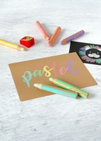 STABILO Malset Farbstifte Woody Pastel, 6er Mehrfarbig