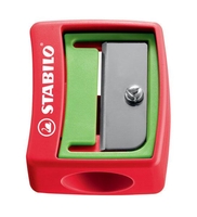 STABILO Spitzer farbsortiert (grün oder rot)