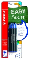 STABILO Tintenrollerminen 6 EASYoriginal Patronen M bl 0.5 mm Blau