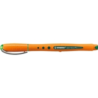STABILO worker + Tintenroller orange 0, 5 mm - Schreibfarbe: grün