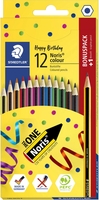 STAEDTLER Buntstifte Buntstifte Noris 12er Mehrfarbig