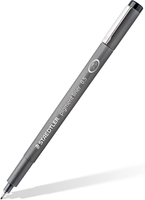 STAEDTLER Fineliner Pigment Liner 308 0.1 + 0.3 + 0.5 + 0.7 mm Schwarz