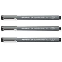 STAEDTLER Fineliner Pigment Liner 308 0.5 mm Schwarz