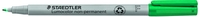 STAEDTLER Folienstifte Lumocolor F Wl grün 10er 0.6 mm Grün