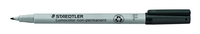 STAEDTLER Folienstifte Lumocolor F,  Wl,  schwarz,  10er 0.6 mm Schwarz
