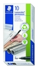 STAEDTLER Folienstifte Lumocolor M,  Wf,  schwarz,  10er 1.0 mm Schwarz