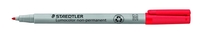 STAEDTLER Folienstifte Lumocolor M Wl rot 10er 1.0 mm Rot