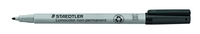 STAEDTLER Folienstifte Lumocolor M,  Wl,  schwarz,  10er 1.0 mm Schwarz
