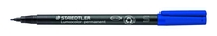 STAEDTLER Folienstifte Lumocolor S Wf blau 10er 0.4 mm Blau