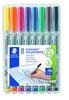 STAEDTLER Folienstifte Lumocolor S,  Wl,  Farbs. 8er 0.4 mm Mehrfarbig