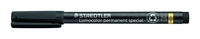 STAEDTLER Folienstifte Lumocolor spezial,  sz,  1, 0mm 1.0 mm Schwarz