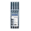 STAEDTLER Lumocolor Folienstifte schwarz permanent - 4 Stück