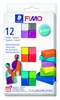 STAEDTLER Modelliermasse Fimo Modeliermass.Brillant Set 8023 C12-2