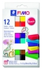 STAEDTLER Modelliermasse Fimo Modeliermasse Basic Set 8023 C12-1