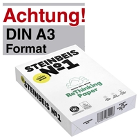 STEINBEIS Recyclingpapier Steinbeis Classic White Rc A3 DIN A3 80 g/m²