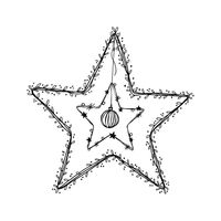 Stempel Star und Sternchen
