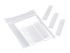 styro Beschriftungsschilder mit Clip Beschriftungsschild mit Etiket 6, 5 x 1, 2 cm Transparent