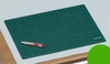 styro Schneidematte Cut-Mat Schneideunterl.45x30cm 2.5 mm 45, 0 x 30, 0 cm grün/schwarz