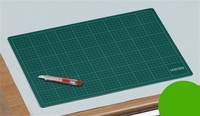 styro Schneidematte Cut-Mat Schneideunterl.45x30cm 2.5 mm 45, 0 x 30, 0 cm grün/schwarz