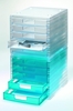 styro Schubladenboxen Styro LightBox Lagoon 275-8419.624 DIN C4 27, 0 x 34, 0 x 25, 5 cm