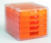 styro Schubladenboxen Styro LightBox Mandarin 275-8419.424 DIN C4 27, 0 x 34, 0 x 25, 5 cm
