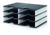 styro Sortierstation Styrodoc duo black&white 3 Et. DIN C4 6-Fach Schwarz