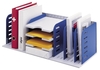 styro Sortierstation Styrorac 8Trennw.3Tabl.grau/bu DIN A4 7-Fach Grau