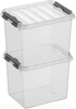 sunware Aufbewahrungsboxen Helit Box 3 L Q-Line 3, 0 l - 20, 0 x 15, 0 x 14, 0 cm transparent