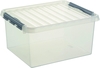 sunware Aufbewahrungsboxen Helit Box 36 L Q-Line 36, 0 l - 50, 0 x 40, 0 x 25, 5 cm transparent
