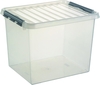 sunware Aufbewahrungsboxen Helit Box 52 L Q-Line 52, 0 l - 50, 0 x 40, 0 x 38, 0 cm transparent