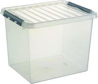 sunware Aufbewahrungsboxen Helit Box 52 L Q-Line 52, 0 l - 50, 0 x 40, 0 x 38, 0 cm transparent