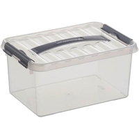 sunware Q-line 30, 0 x 20, 0 x 14, 0 cm Aufbewahrungsbox 6, 0 l - transparent