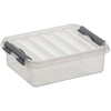 sunware Q-line Aufbewahrungsbox 1, 0 l 20, 0 x 15, 0 x 6, 0 cm - transparent