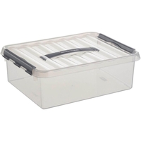 sunware Q-line Aufbewahrungsbox transparent 40, 0 x 30, 0 x 12, 0 cm - 10 l