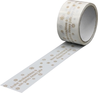 SUPRA Packband 50 mm x 33 m weiß