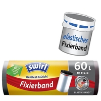 swirl 60, 0 l Müllbeutel 5022 schwarz - 10 Stück