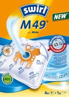 swirl® Staubsaugerbeutel Airspace Staubsb.M49 4bt+1fil