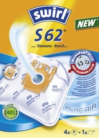 swirl® Staubsaugerbeutel Airspace Staubsb.S62 4bt+1fil