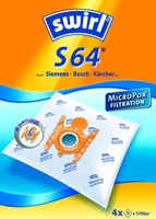 swirl® Staubsaugerbeutel Micropor Staubsaugerb.S64