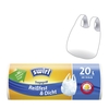 swirl® Tragegriff-Müllbeutel Tragegriff-Müllbeutel, 20l 20st 20, 0 l weiß