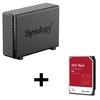 Synology DiskStation DS124 1 Einschub NAS-Server Leergehäuse + 1x WD Red SATA 3.5" HDD 4TB Festplatte