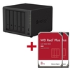 Synology DiskStation DS1522+ 5 Einschübe NAS-Server Leergehäuse + 2x WD Red Plus SATA 3.5" HDD 8TB Festplatte