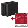Synology DiskStation DS723+ 2 Einschübe NAS-Server Leergehäuse + 2x WD Red Plus SATA 3.5" HDD 8TB Festplatte