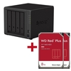 Synology DiskStation DS923+ 4 Einschübe NAS-Server Leergehäuse + 2x WD Red Plus SATA 3.5" HDD 8TB Festplatte