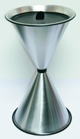 SZ Metall Standaschenbecher silber